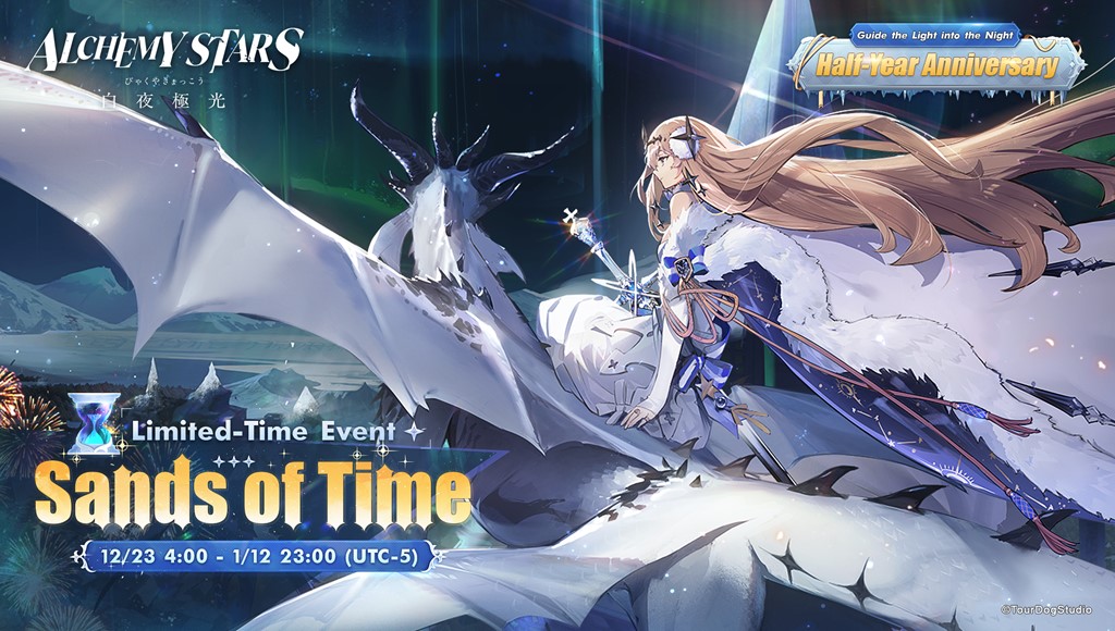Alchemy Stars Journeys North with Sands of Time Limited Event!