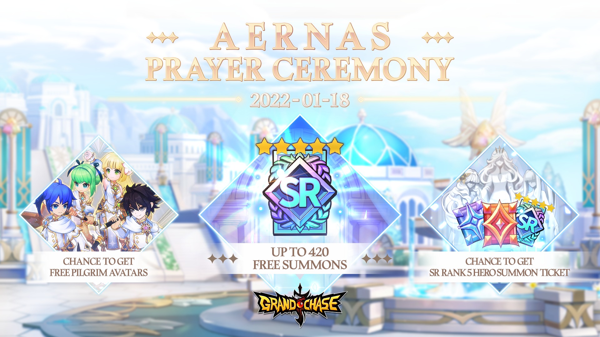 GrandChase Mobile celebrates the Biggest Event of the year – Aernas Prayer Ceremony