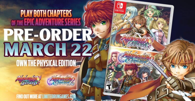 Alphadia Genesis 1 & 2 for Nintendo Switch & Alphadia Genesis 2 for PS5/PS4: Physical editions have arrived with Limited Run Games!